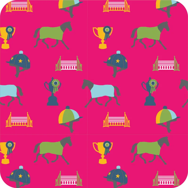 Gubblecote Horse Rug Trophy and Hat Coaster